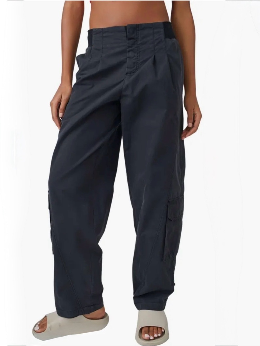 FP Movement by Free People Mesmerize Me Cargo Pant Size S  Black - Picture 2 of 16